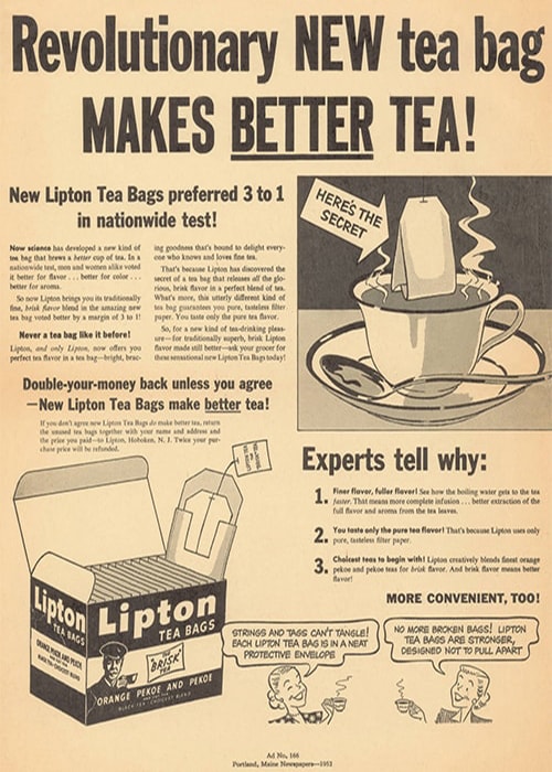 Thomas Johnstone Lipton ve poşet çaylar hakkında faydalı bilgiler Ofix Blog'da...